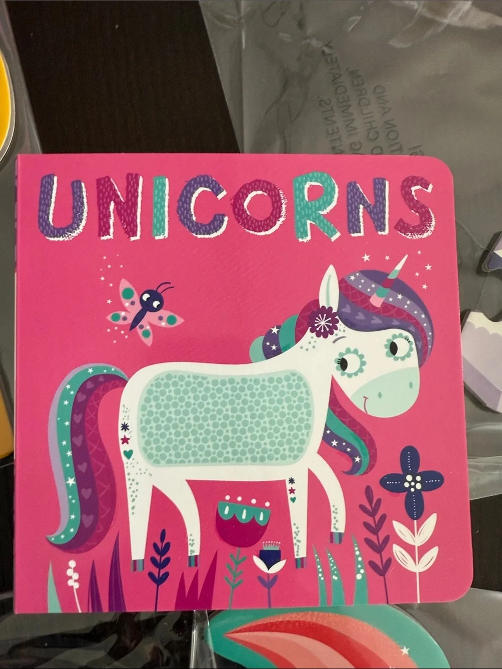 NWT Unicorns Touch and Feel Sensory Jigsaw Puzzles - Pink